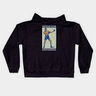 Boxing Club Gentlemen Pixel Art Kids Hoodie